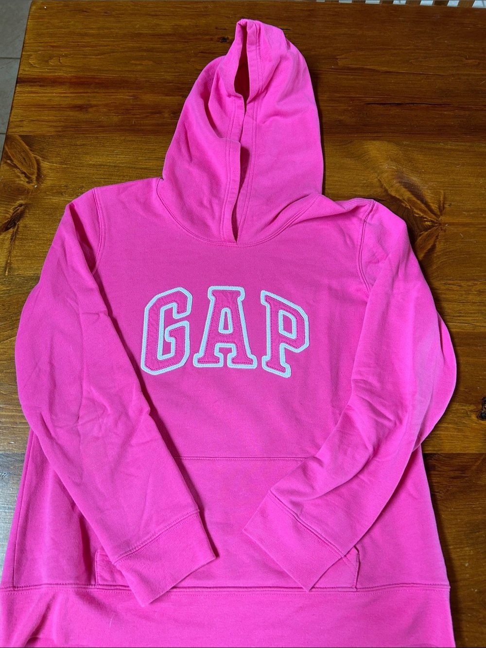 GAP Bright Pink Logo Hoodie